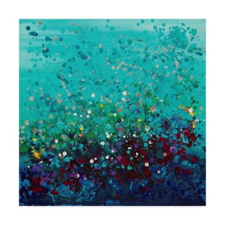 Hilary Winfield 'Ocean Break' Canvas Art,18x18
